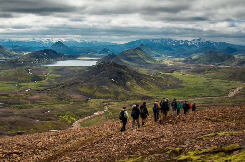 Laugavegur Trail, Highlands, South to Þórsmörk, Iceland